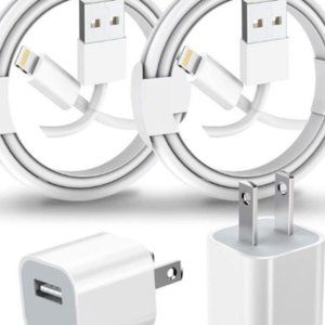 Apple iPhone Charger, Apple MFi Certified Lightning to USB Cable, Pack of 2